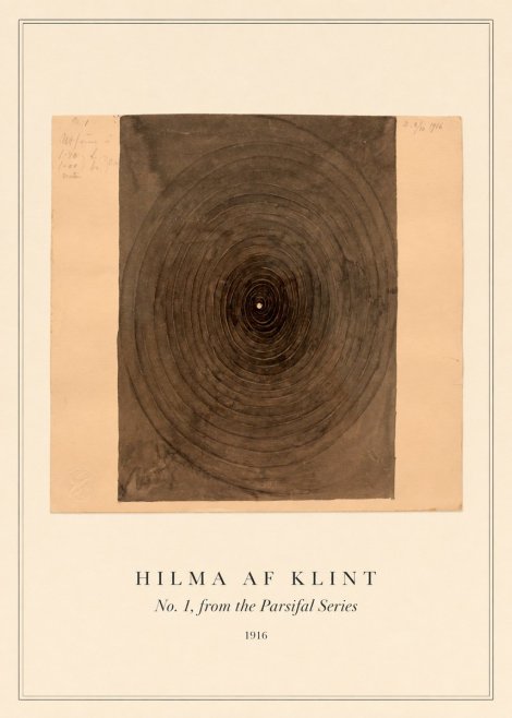 Hilma af Klint No. 1, from the Parsifal Series No3 - Juliste