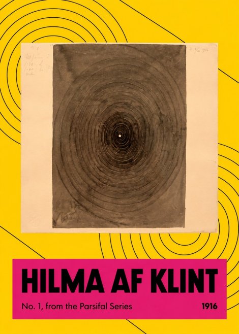 Hilma af Klint No. 1, from the Parsifal Series No4 - Juliste