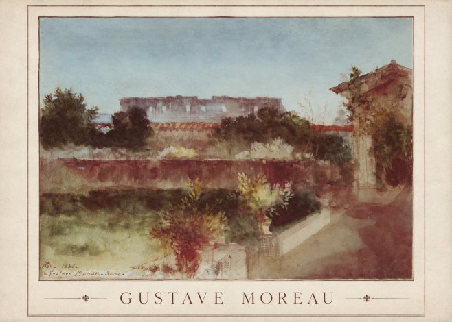 Gustave Moreau Rome No1 - Juliste