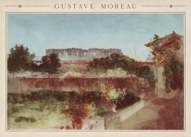 Gustave Moreau Rome No2 - Juliste