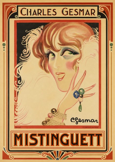 Charles Gesmar Mistinguett No1 - Juliste