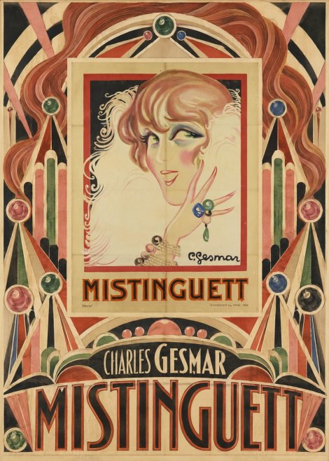 Charles Gesmar Mistinguett No5 - Juliste