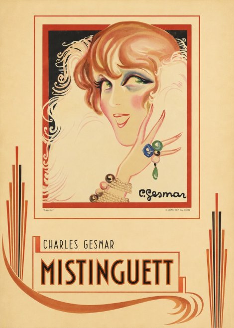 Charles Gesmar Mistinguett No6 - Juliste