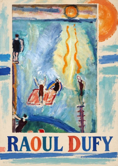 Raoul Dufy The Swimmers No6 - Juliste