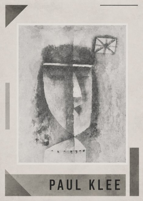 Paul Klee Head of a Man No1 - Juliste