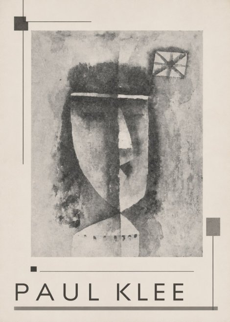 Paul Klee Head of a Man No3 - Juliste