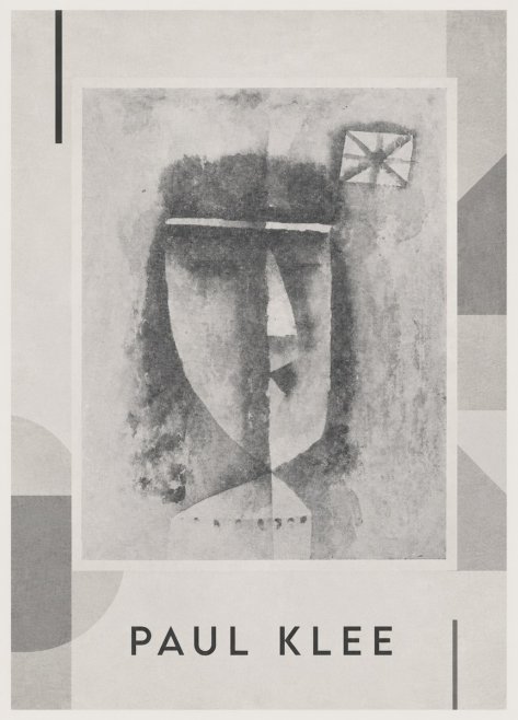 Paul Klee Head of a Man No4 - Juliste