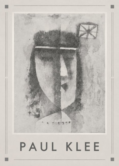 Paul Klee Head of a Man No6 - Juliste