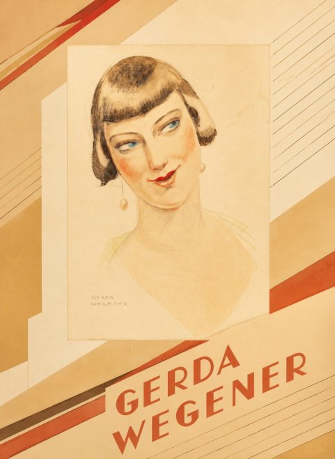 Gerda Wegener Portrait of a Lady No4 - Juliste