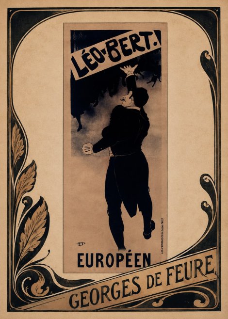 Georges de Feure Léo-bert. Européen No1 - Juliste