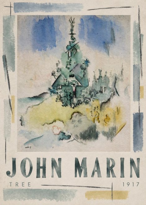 John Marin Tree No2 - Juliste