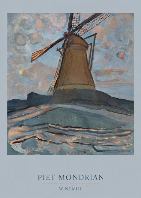 Piet Mondrian Windmill No6 - Juliste