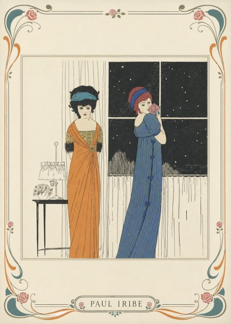 Paul Iribe Evening Elegance No3 - Juliste