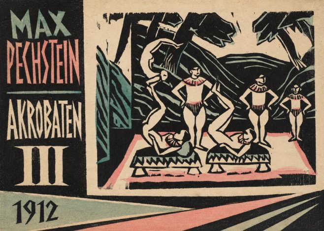 Max Pechstein Akrobaten Iii No2 - Juliste
