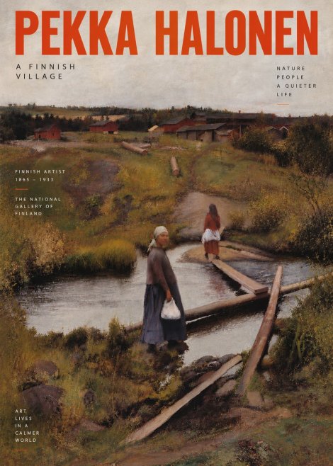 Pekka Halonen A Finnish Village No5 - Juliste