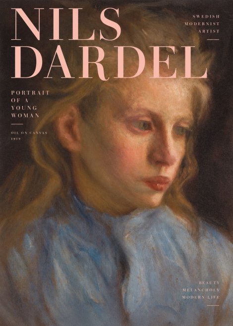Nils Dardel Portrait of a Young Woman No2 - Juliste