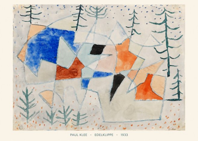 Paul Klee Edelklippe No6 - Juliste
