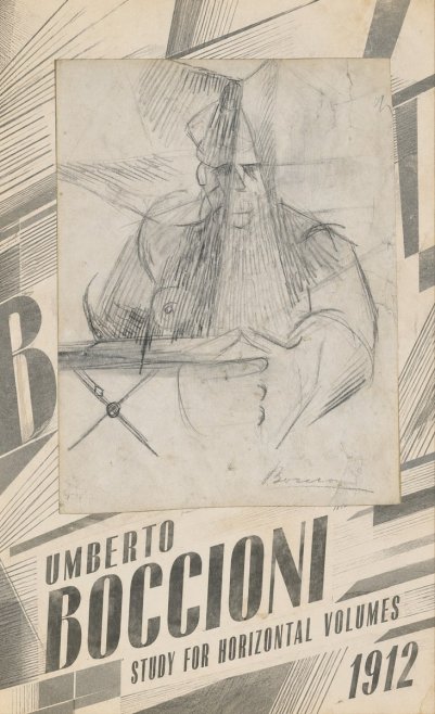 Umberto Boccioni Study for Horizontal Volumes No4 - Juliste