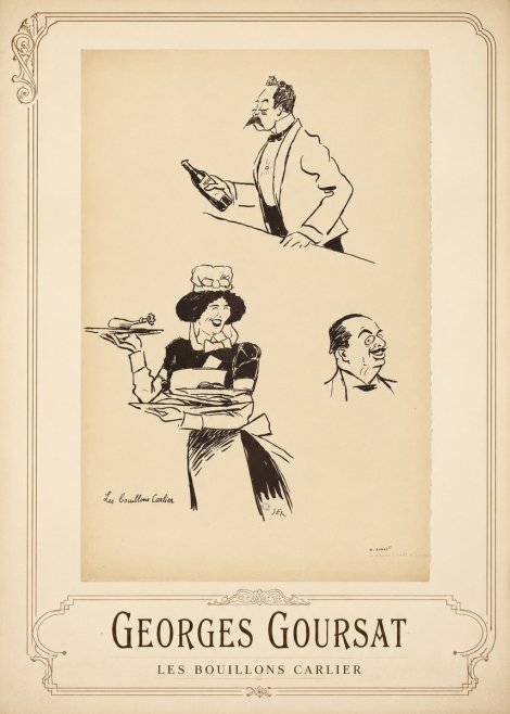 Georges Goursat Les Bouillons Carlier II No1 - Juliste