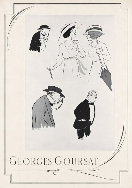 Georges Goursat Character Studies No2 - Juliste