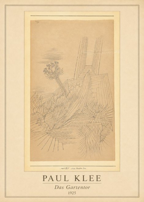 Paul Klee Das Gartentor II No1 - Juliste