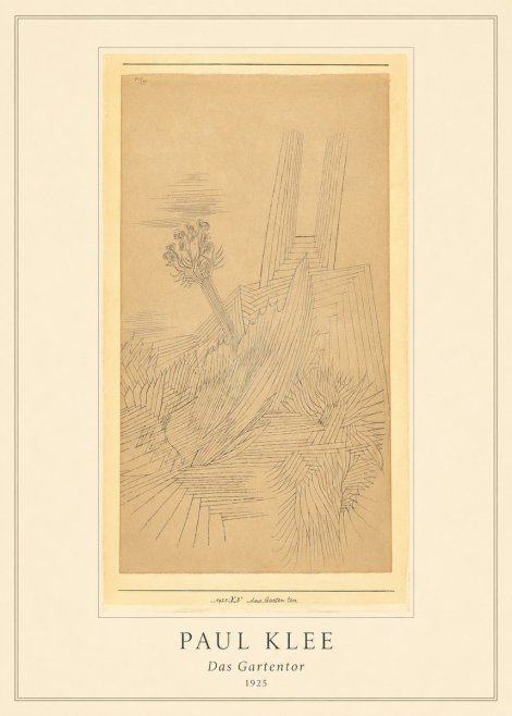 Paul Klee Das Gartentor II No5 - Juliste