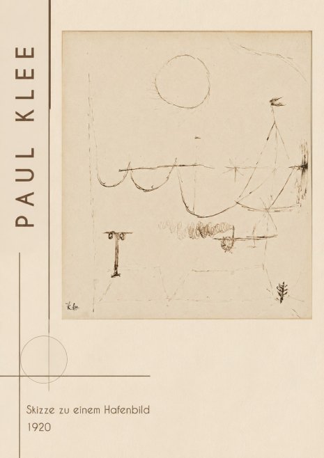 Paul Klee Skizze Zu Einem Hafenbild No2 - Juliste