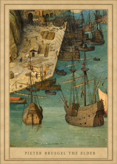 Pieter Bruegel A Port Scene No4 - Juliste