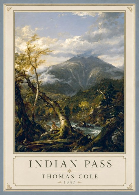 Thomas Cole Indian Pass II No1 - Juliste