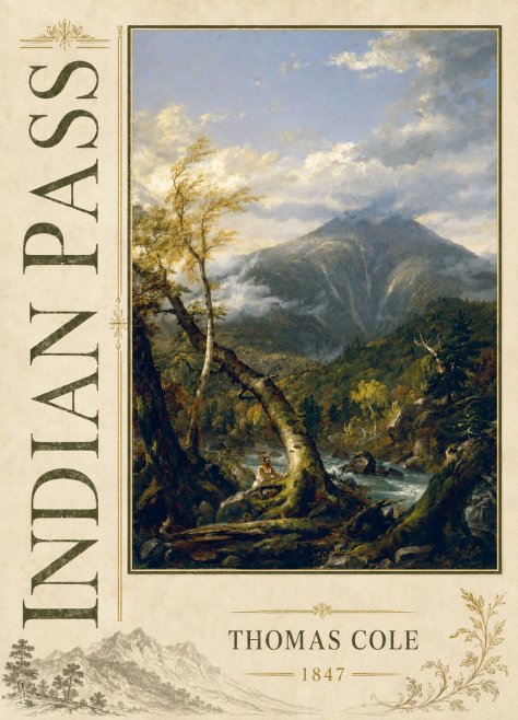 Thomas Cole Indian Pass II No2 - Juliste