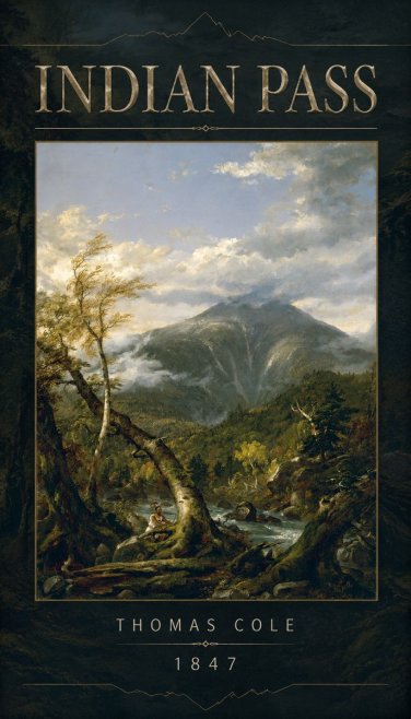 Thomas Cole Indian Pass II No3 - Juliste