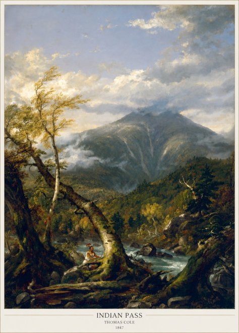 Thomas Cole Indian Pass II No6 - Juliste