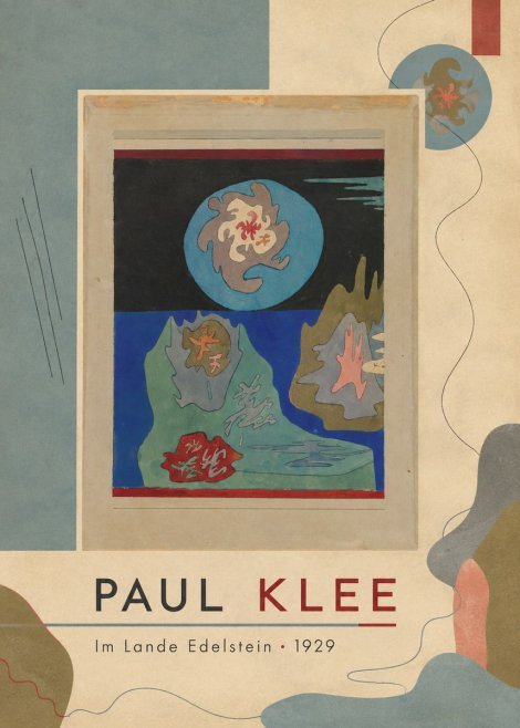 Paul Klee Im Lande Edelstein No4 - Juliste