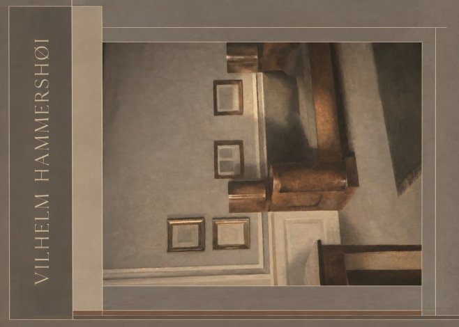 Vilhelm Hammershøi Interior II No4 - Juliste