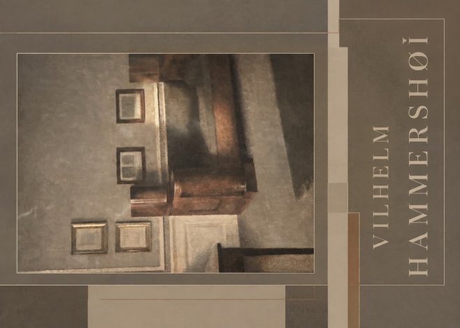 Vilhelm Hammershøi Interior II No5 - Juliste