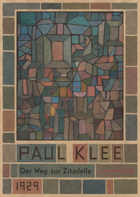 Paul Klee Der Weg Zur Zitadelle No5 - Juliste
