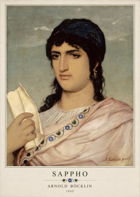 Arnold Böcklin Sappho No3 - Juliste