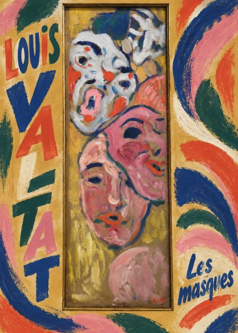 Louis Valtat Les Masques No2 - Juliste