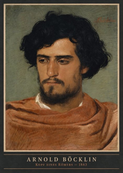 Arnold Böcklin Kopf Eines Römers No4 - Juliste