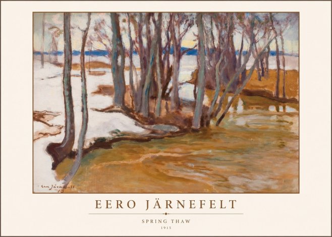 Eero Järnefelt Spring Thaw No1 - Juliste