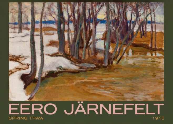 Eero Järnefelt Spring Thaw No2 - Juliste