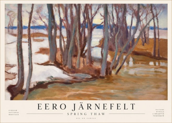 Eero Järnefelt Spring Thaw No4 - Juliste