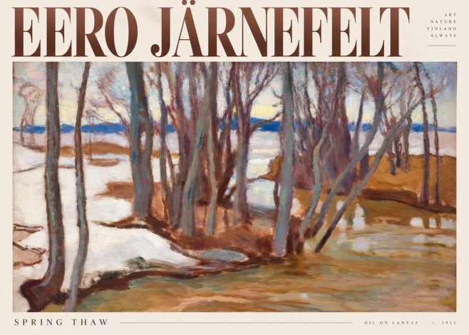 Eero Järnefelt Spring Thaw No5 - Juliste