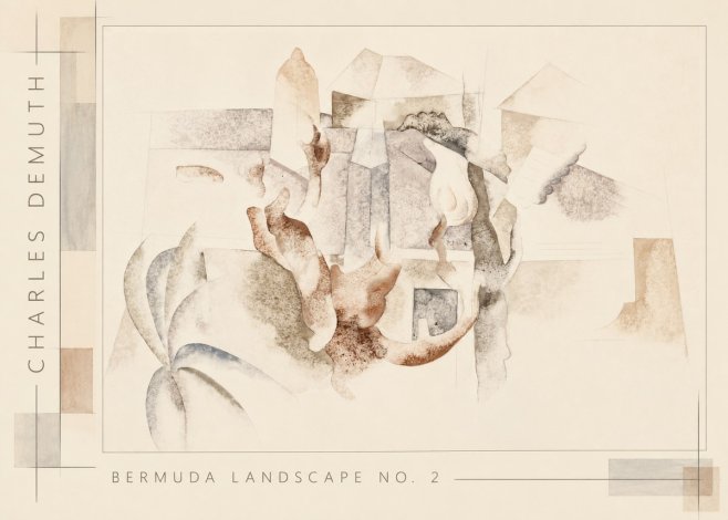 Charles Demuth Bermuda Landscape No. 2 No2 - Juliste