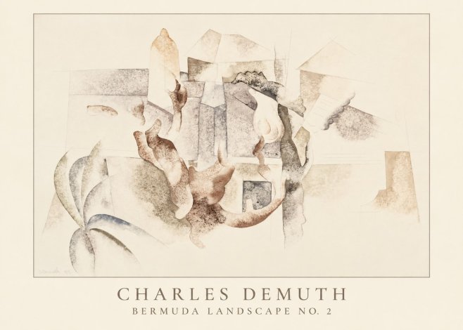 Charles Demuth Bermuda Landscape No. 2 No4 - Juliste