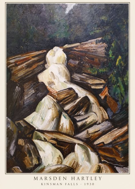 Marsden Hartley Kinsman Falls No6 - Juliste
