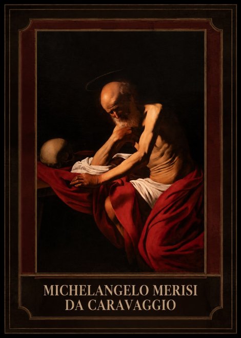 Michelangelo Merisi da Caravaggio Saint Jerome in Meditation II No1 - Juliste