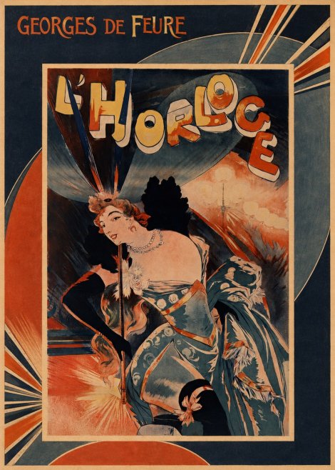 Georges de Feure L'horloge III No5 - Juliste