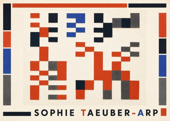 Sophie Taeuber-Arp Sophie Taeuber-arp No1 - Juliste