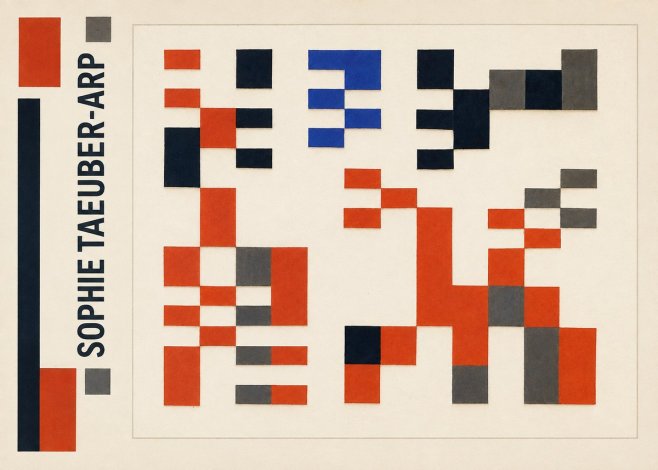 Sophie Taeuber-Arp Sophie Taeuber-arp No2 - Juliste